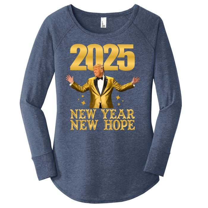 Donald Trump New Year New Hope 2025 Women's Perfect Tri Tunic Long Sleeve Shirt