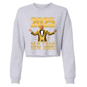 Donald Trump New Year New Hope 2025 Cropped Pullover Crew