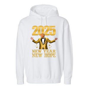 Donald Trump New Year New Hope 2025 Garment-Dyed Fleece Hoodie