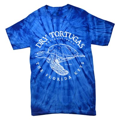 Dry Tortugas National Park Florida Keys Scuba Diving Turtle Gift Tie-Dye T-Shirt