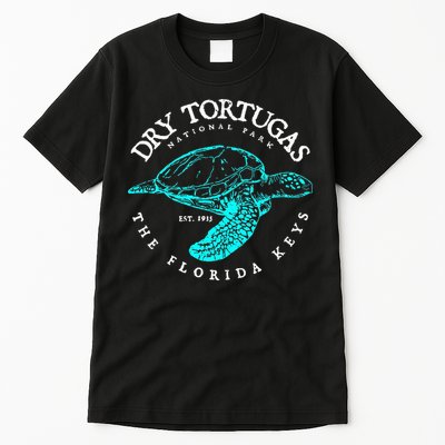 Dry Tortugas National Park Florida Keys Scuba Diving Turtle. Tall T-Shirt