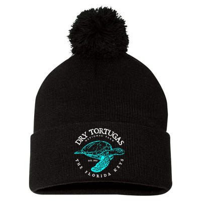 Dry Tortugas National Park Florida Keys Scuba Diving Turtle. Pom Pom 12in Knit Beanie