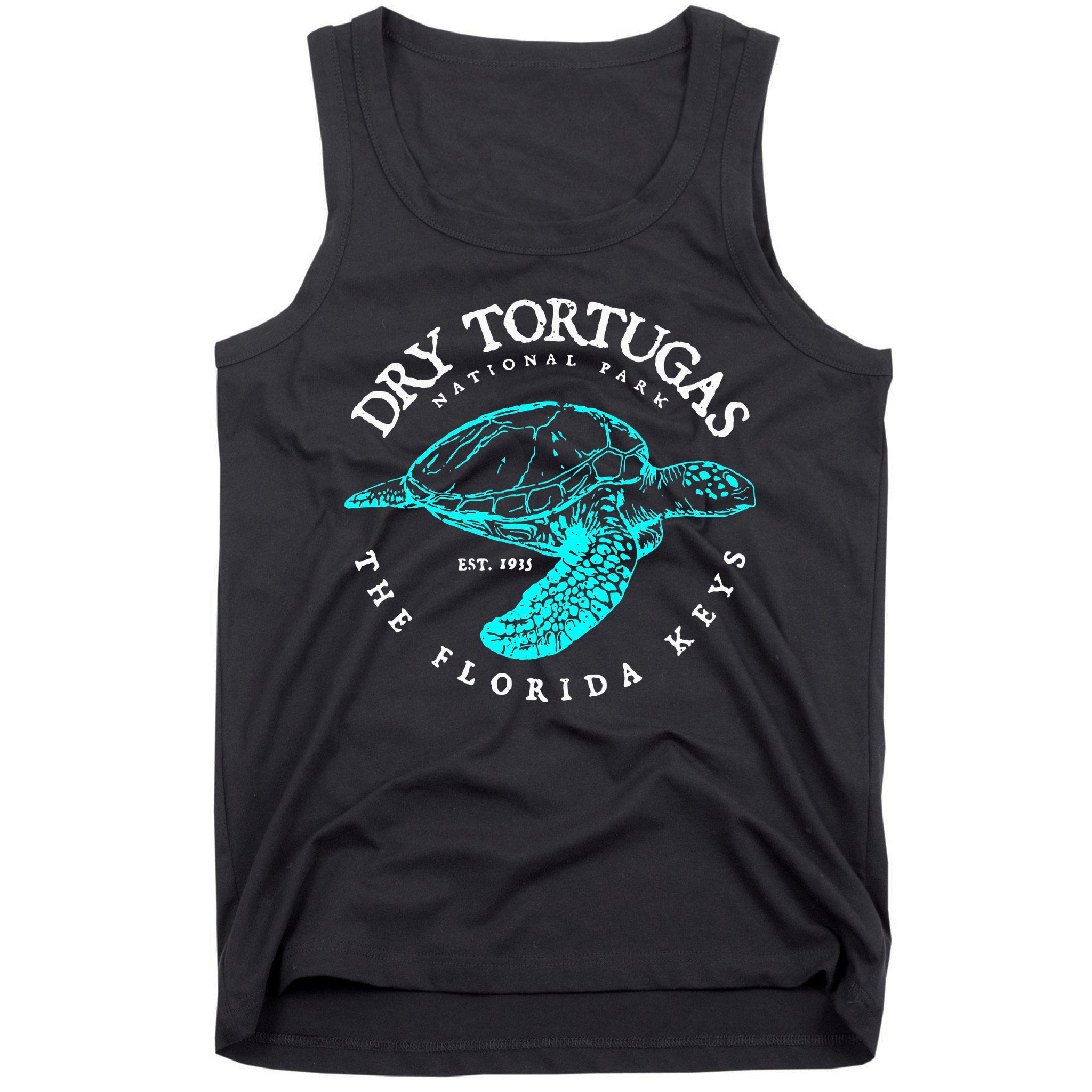 Dry Tortugas National Park Florida Keys Scuba Diving Turtle. Tank Top