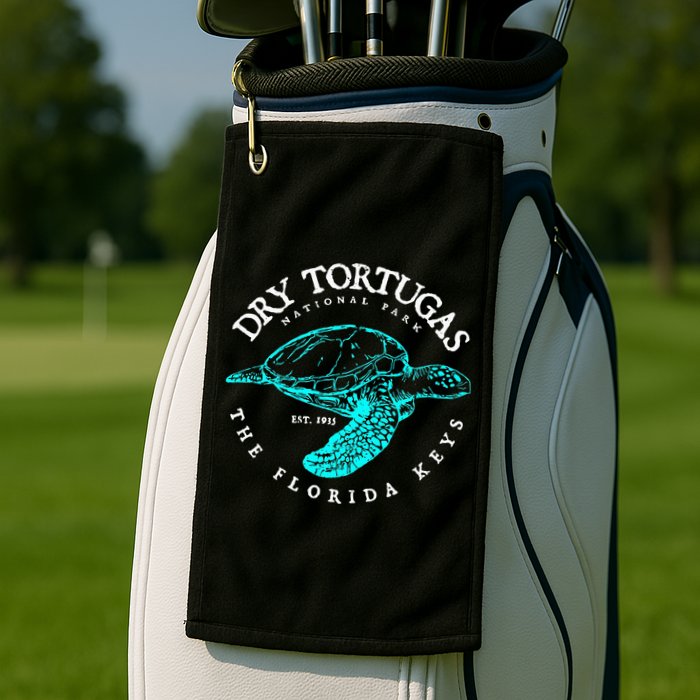 Dry Tortugas National Park Florida Keys Scuba Diving Turtle. Golf Towel