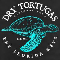 Dry Tortugas National Park Florida Keys Scuba Diving Turtle. Golf Towel