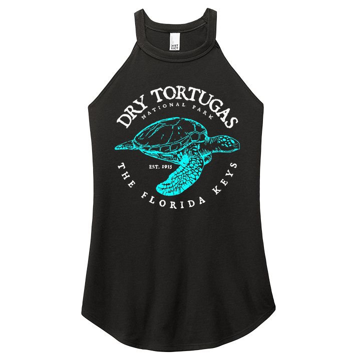Dry Tortugas National Park Florida Keys Scuba Diving Turtle. Women's Perfect Tri Rocker Tank