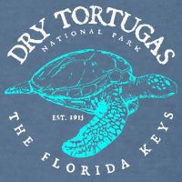 Dry Tortugas National Park Florida Keys Scuba Diving Turtle. Garment-Dyed Sweatshirt