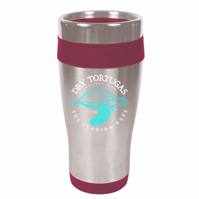 Dry Tortugas National Park Florida Keys Scuba Diving Turtle. 16oz Travel Tumbler