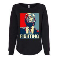 Donald Trump Never Stop Fighting To Save America Womens California Wash Sweatshirt