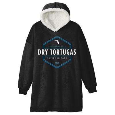 Dry Tortugas National Park Florida Graphic Hooded Wearable Blanket
