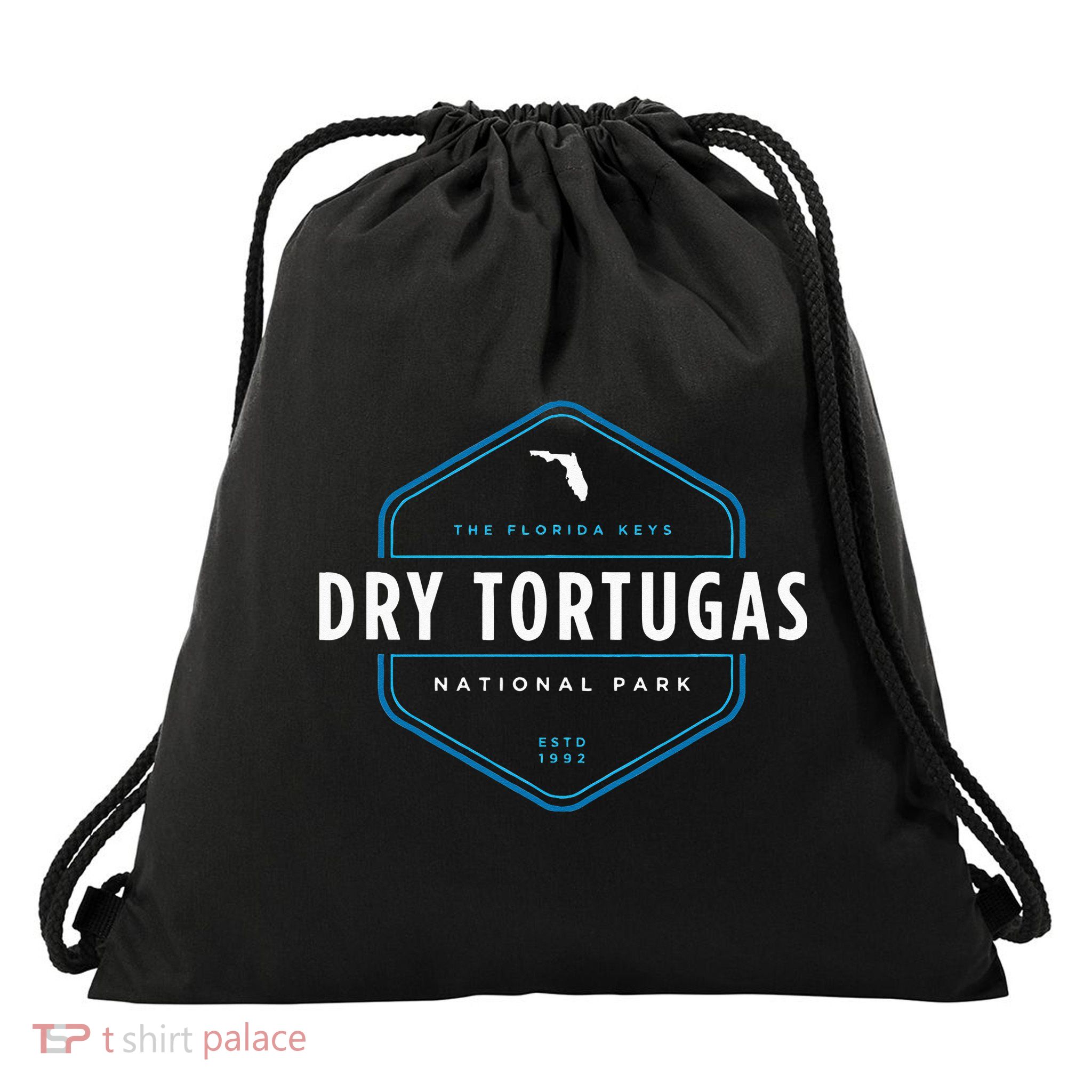 Dry Tortugas National Park Florida Graphic Drawstring Bag