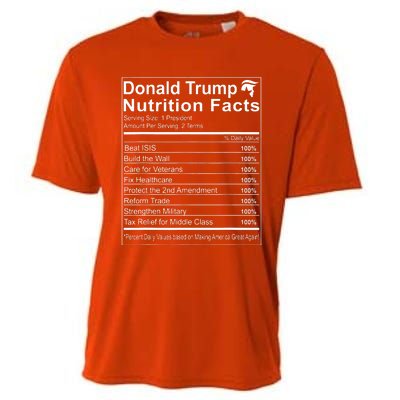 Donald Trump Nutrition Facts Make America Great Cooling Performance Crew T-Shirt