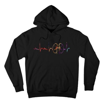 Dialysis Technician Nurse Kidney Heartbeat awareness Hoodie