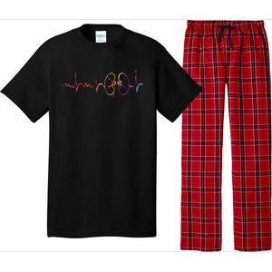 Dialysis Technician Nurse Kidney Heartbeat awareness Pajama Set