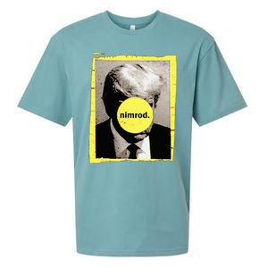 Donald Trump Nimrod Mug Shot President Vote 2024 Sueded Cloud Jersey T-Shirt