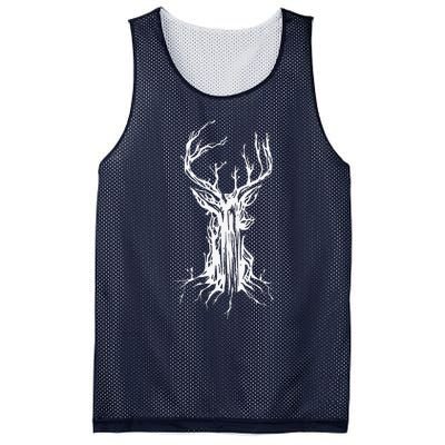 Deer Tree Nature Preservation Earth Day Graphic Mesh Reversible Basketball Jersey Tank