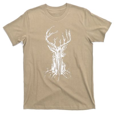 Deer Tree Nature Preservation Earth Day Graphic T-Shirt