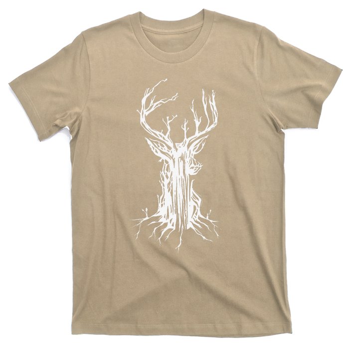 Deer Tree Nature Preservation Earth Day Graphic T-Shirt