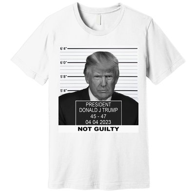 Donald Trump Not Guilty Long . Premium T-Shirt