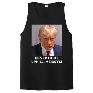 Donald Trump Never Fight Uphill Me Trump 2024 PosiCharge Competitor Tank