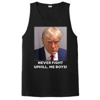 Donald Trump Never Fight Uphill Me Trump 2024 PosiCharge Competitor Tank