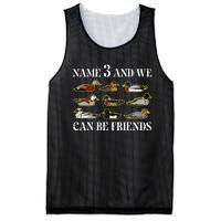 Duck Types Name 3 We Can Be Friends Mesh Reversible Basketball Jersey Tank