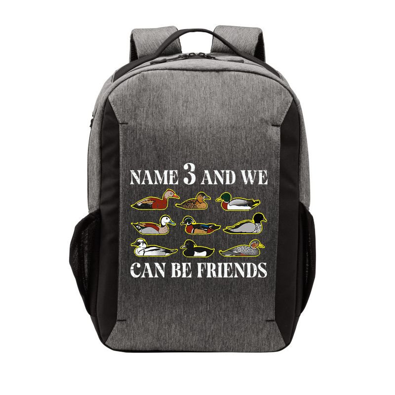 Duck Types Name 3 We Can Be Friends Vector Backpack