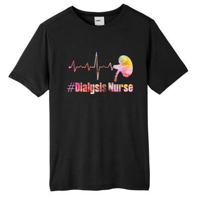 Dialysis Technician Nurse Ney Heartbeat Pulse Meaningful Gift Tall Fusion ChromaSoft Performance T-Shirt