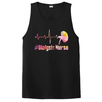 Dialysis Technician Nurse Ney Heartbeat Pulse Meaningful Gift PosiCharge Competitor Tank