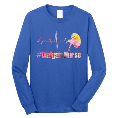 Dialysis Technician Nurse Ney Heartbeat Pulse Meaningful Gift Long Sleeve Shirt