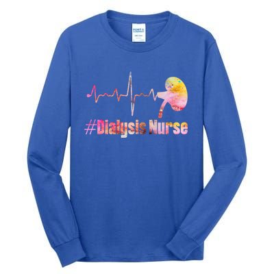 Dialysis Technician Nurse Ney Heartbeat Pulse Meaningful Gift Tall Long Sleeve T-Shirt