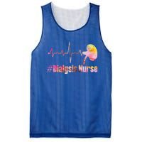 Dialysis Technician Nurse Ney Heartbeat Pulse Meaningful Gift Mesh Reversible Basketball Jersey Tank