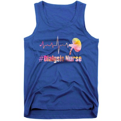 Dialysis Technician Nurse Ney Heartbeat Pulse Meaningful Gift Tank Top