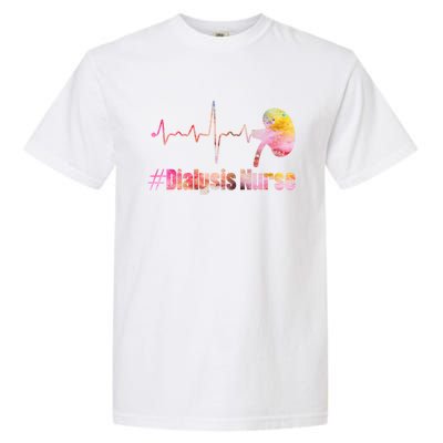 Dialysis Technician Nurse Ney Heartbeat Pulse Meaningful Gift Garment-Dyed Heavyweight T-Shirt