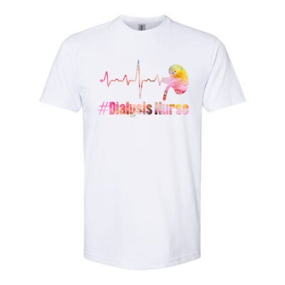 Dialysis Technician Nurse Ney Heartbeat Pulse Meaningful Gift Softstyle CVC T-Shirt