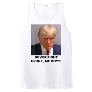 Donald Trump Never Fight Uphill Me Trump 2024 PosiCharge Competitor Tank