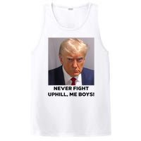 Donald Trump Never Fight Uphill Me Trump 2024 PosiCharge Competitor Tank