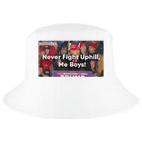 Donald Trump Never Fight Uphill Me Trump 2024 Cool Comfort Performance Bucket Hat