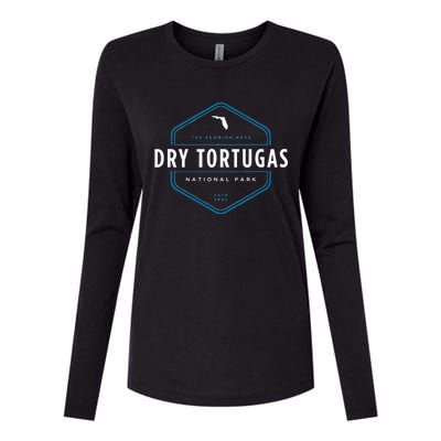 Dry Tortugas National Park Florida Graphic Womens Cotton Relaxed Long Sleeve T-Shirt