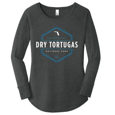 Dry Tortugas National Park Florida Graphic Women's Perfect Tri Tunic Long Sleeve Shirt