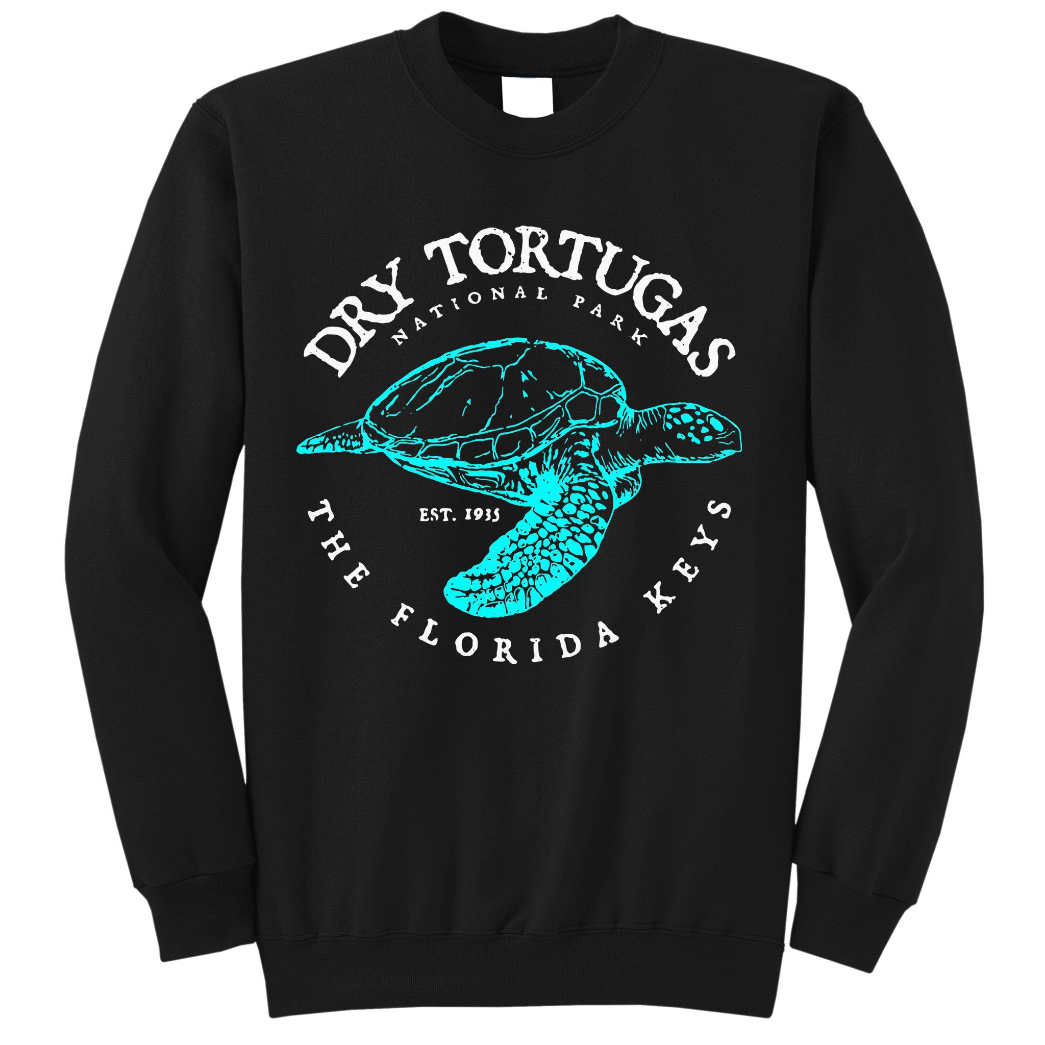 Dry Tortugas National Park Florida Keys Scuba Diving Turtle Sweatshirt