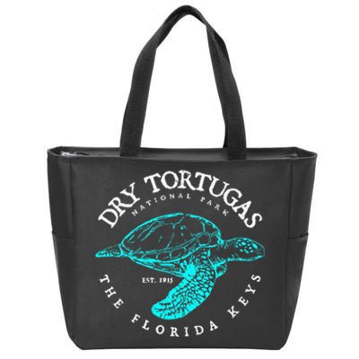 Dry Tortugas National Park Florida Keys Scuba Diving Turtle Zip Tote Bag