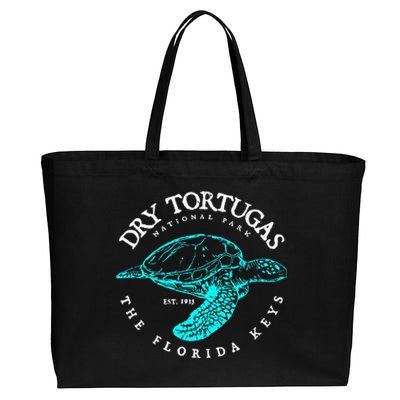 Dry Tortugas National Park Florida Keys Scuba Diving Turtle Cotton Canvas Jumbo Tote