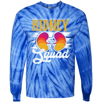 Dialysis Tech Nephrology Nurse Ney Squad Team Great Gift Tie-Dye Long Sleeve Shirt