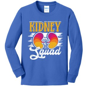 Dialysis Tech Nephrology Nurse Ney Squad Team Great Gift Kids Long Sleeve Shirt