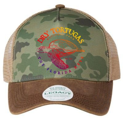 Dry Tortugas National Park Florida Keys Scuba Diving Turtle Cute Gift Legacy Tie Dye Trucker Hat
