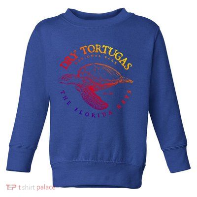 Dry Tortugas National Park Florida Keys Scuba Diving Turtle Cute Gift Toddler Sweatshirt