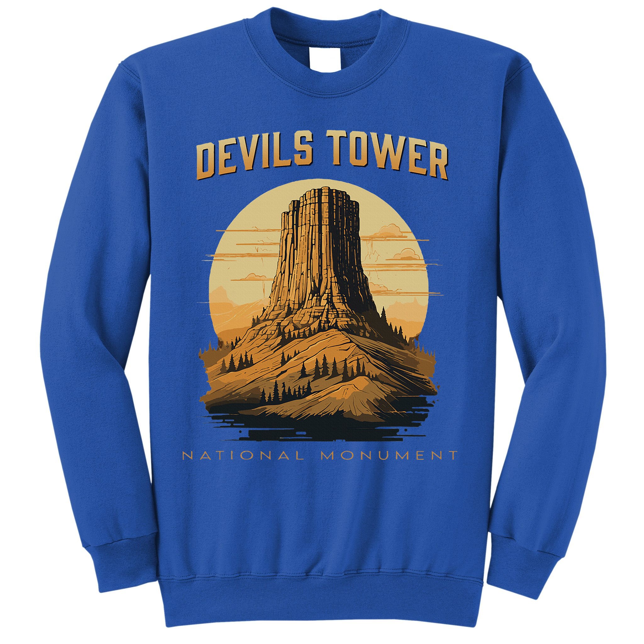 Devils Tower National Monument Wyoming Sweatshirt