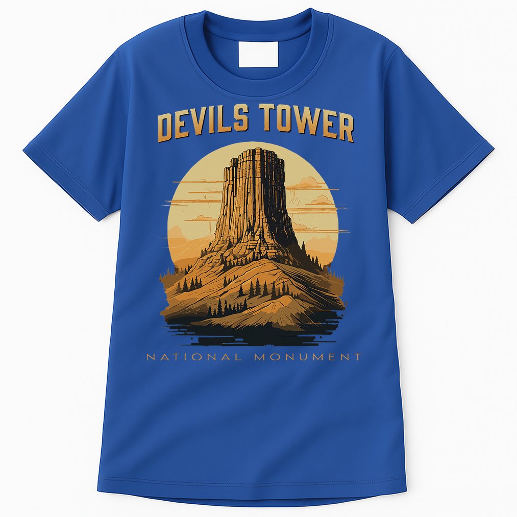 Devils Tower National Monument Wyoming Tall T-Shirt