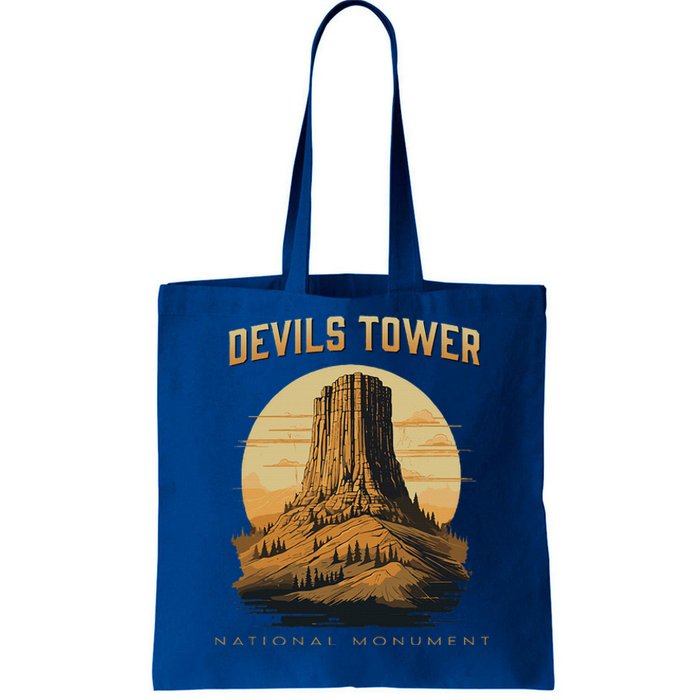 Devils Tower National Monument Wyoming Tote Bag